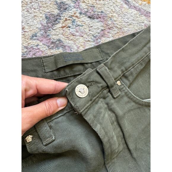 Versace Jeans Couture Green Vintage Denim - Picture 5 of 16